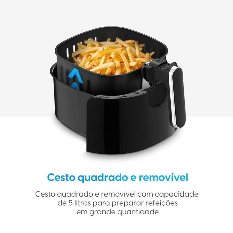 Fritadeira Elgin Space Preto AFC50 5C Cesto 5L, BIVOLT, 12 MESES DE GARANTIA - FRETE GRATIS!