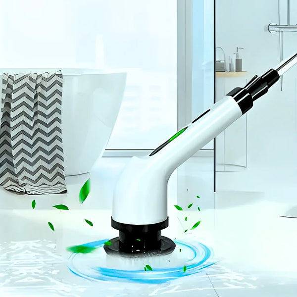 Esfregão Elétrico de Limpeza Multifuncional Escova Rotativa Sem Fio 3 Em 1 Elétrica P/Casa Multiuso