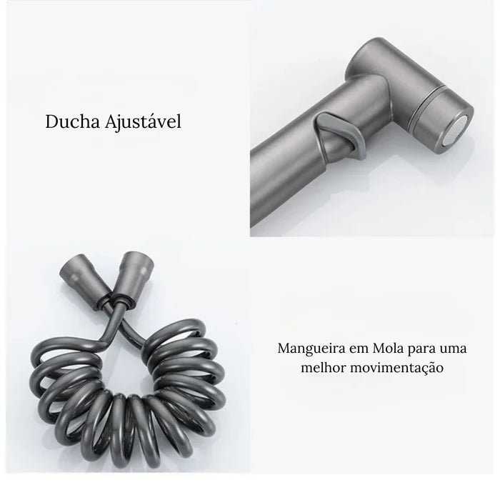 Ducha Higiênica Para Banheiro Com Duas Saídas - HIDROGOTA
