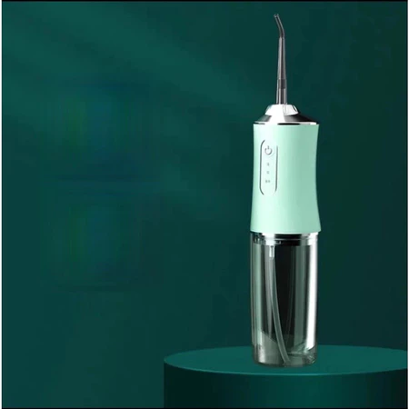 Irrigador Dental Oral Recarregável 220ml Higiene Limpeza Bucal Portátil Limpador de Dente