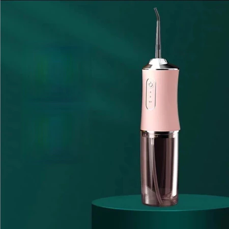 Irrigador Dental Oral Recarregável 220ml Higiene Limpeza Bucal Portátil Limpador de Dente
