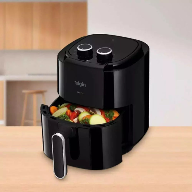 Fritadeira Elgin Space Preto AFC50 5C Cesto 5L, BIVOLT, 12 MESES DE GARANTIA - FRETE GRATIS!