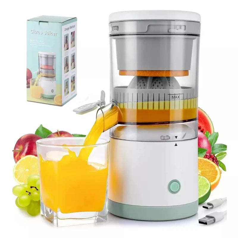 Espremedor Portátil Elétrico Usb Recarregável - Citrus Juicer Turbo Mini.
