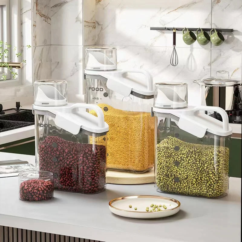 Kit Dispenser SAVEFOOD - Dispensador e Organizador de Alimentos.