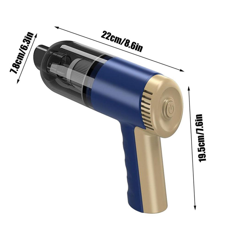 Wireless Car Vacuum Cleaner Hand Vacuum-powerful Car 9000Pa USB Detachable Handheld Vacuum Washable Vacuum Cleaner Cordless