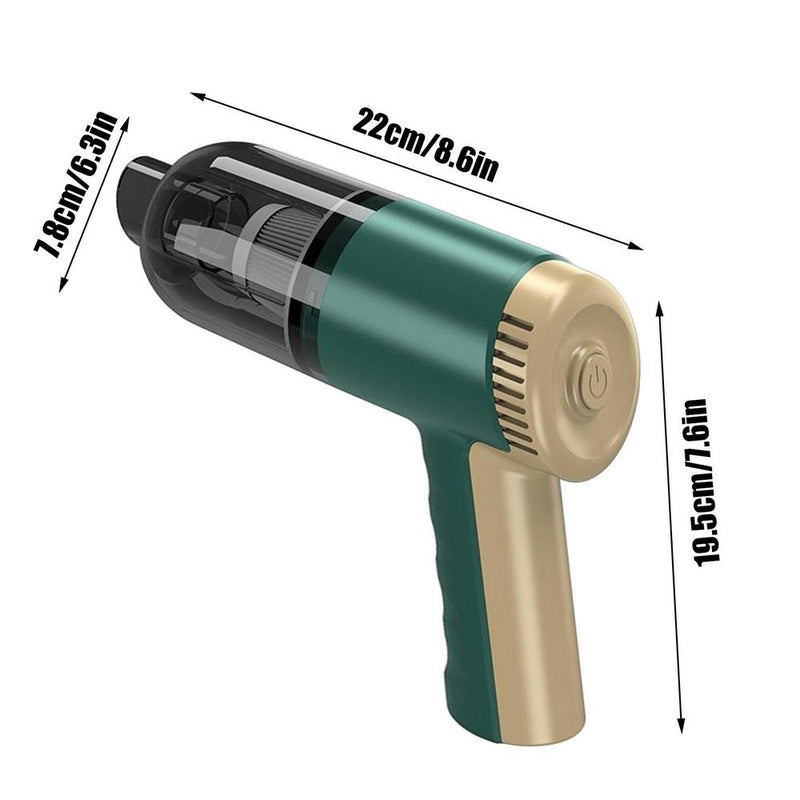Wireless Car Vacuum Cleaner Hand Vacuum-powerful Car 9000Pa USB Detachable Handheld Vacuum Washable Vacuum Cleaner Cordless